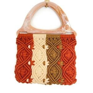 Handcrafted Multicolor Crochet Bag